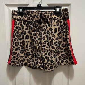 Leopard Print Shorts Size Small